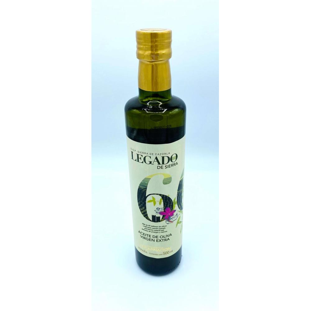 Picual Andalousie bouteille verre Legado de Sierra 50 cl